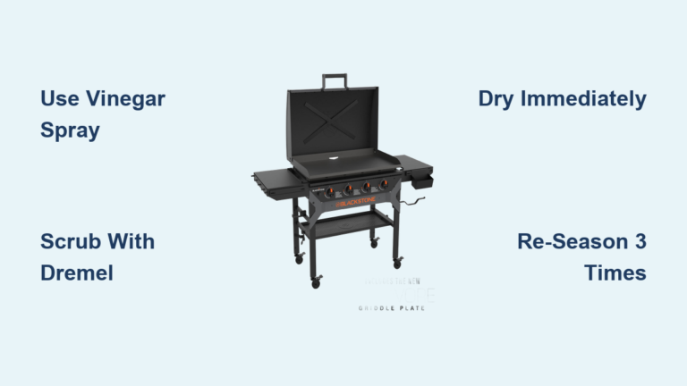 How to Remove Rust from Blackstone Grill