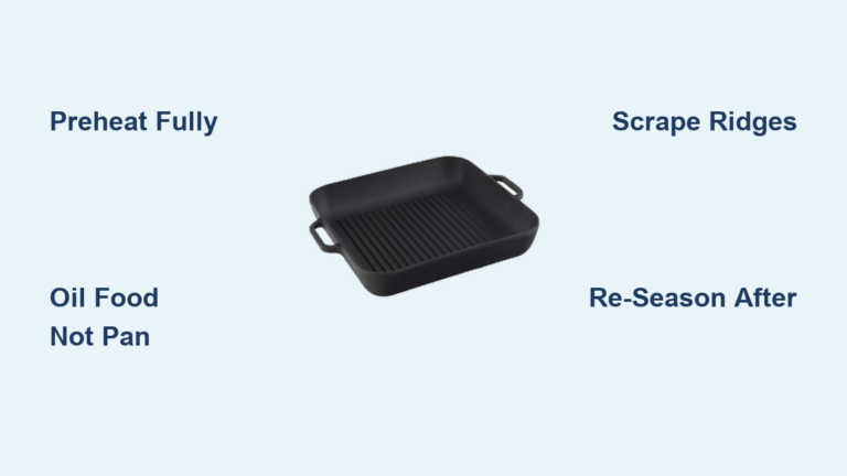 How to Use a Cast Iron Grill Pan