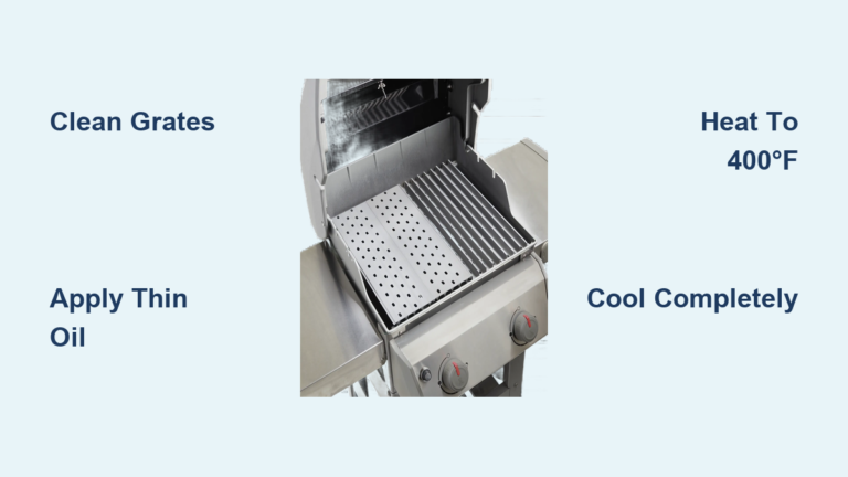 How to Season Gas Grill Grates