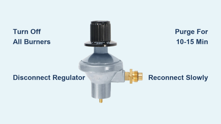 How to Reset a Gas Grill Regulator