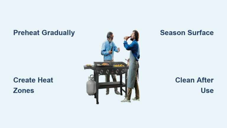 How to Use a Griddle and Grill Combo