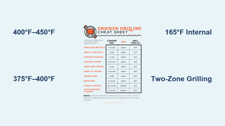 Chicken Grill Temp Guide: Quick Steps