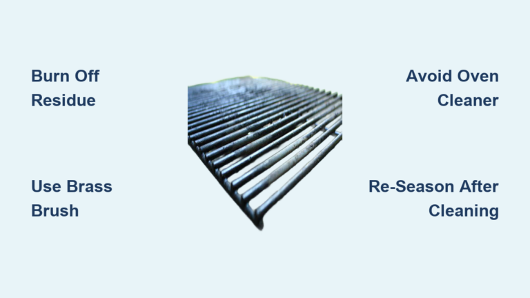 How to Clean Porcelain Grill Grates