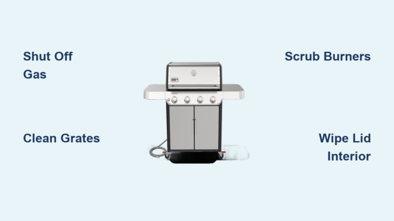 How to Clean a Weber Genesis Grill